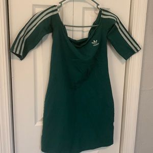 Adidas green bodycon dress S/M(?)